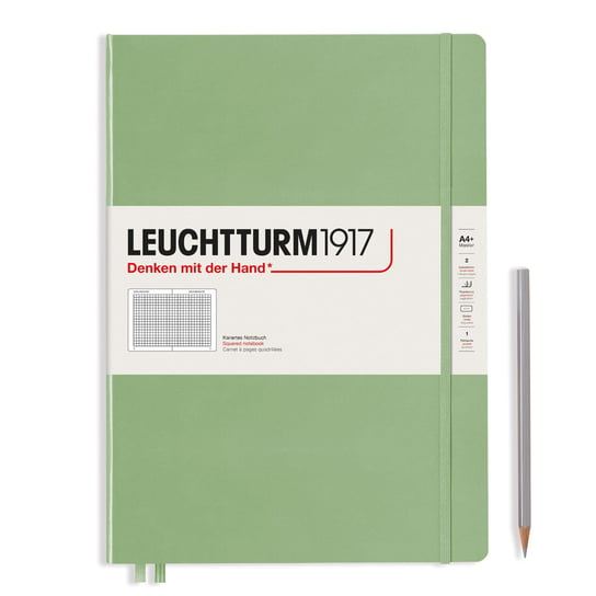 Notatnik Leuchtturm1917 Master Slim A4+, Kratka, Sage Inna marka