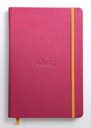 Notatnik Rhodia A5, Twarda Oprawa, Linie, Malinowy Leuchtturm