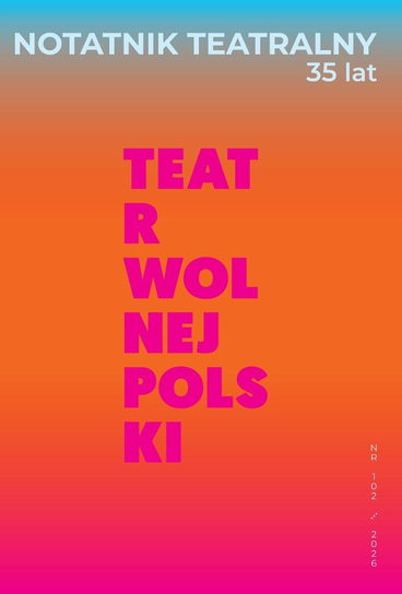 Notatnik Teatralny Wrocławski Dom Literatury