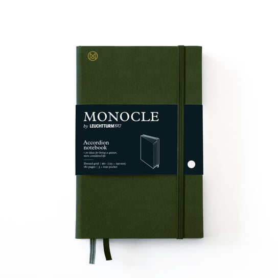 Notatnik z Organizerem Monocle by Leuchtturm1917 Olive Leuchtturm