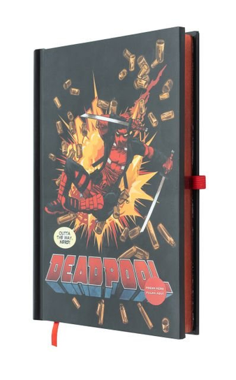 Notes Marvel Notes A5 Marvel Deadpool Podświetlany notatnik 96k w kropkowane linie ...