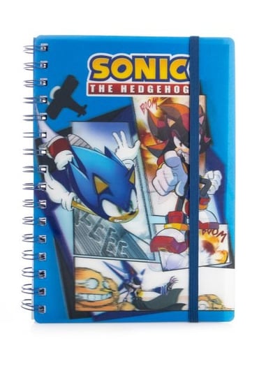 Notes A5 Sonic The Hedgehog Comic Strip Jump Out 80k w linie Zeszyt spirala Inna marka