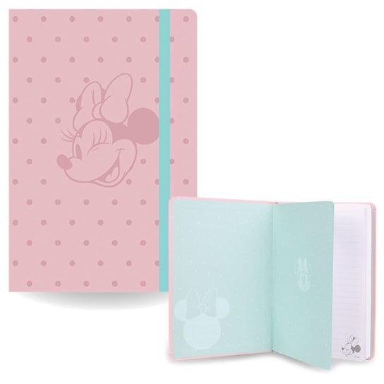 Notes A5 z gumką Colorino Disney Minnie Mouse Różowy 16227PTR_R Colorino