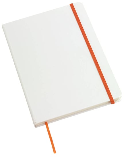 Notes AUTHOR w formacie A5, biały, pomarańczowy UPOMINKARNIA
