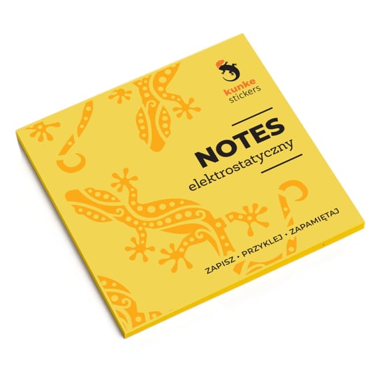 Notes elektrostatyczny żółty 10x9,8cm 100kartek Inna marka