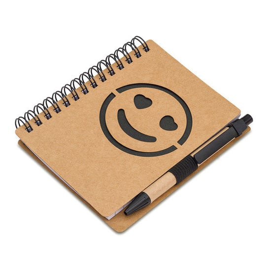Notes gładki Smile, czarny Inna marka