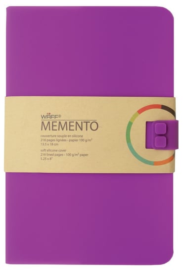 Notes Memento, A5, purpurowy Aladine