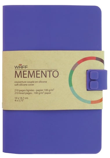 Notes Memento, A6, fioletowy Aladine