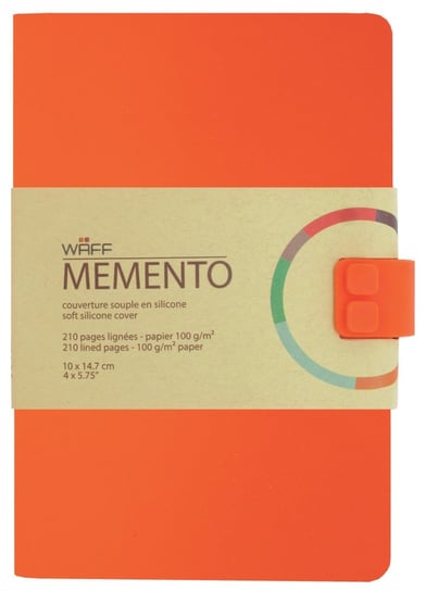 Notes Memento, A6, pomarańczowy Aladine