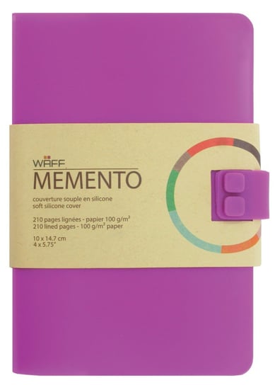 Notes Memento, A6, purpurowy Aladine