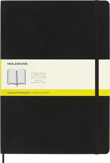 Notes Moleskine Classic A4 (21x29,7cm) w kratkę, miękka oprawa, czarny Moleskine
