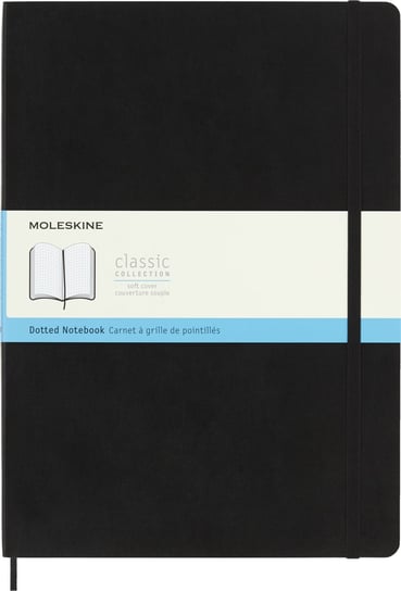 Notes Moleskine Classic A4 (21x29,7cm) w kropki, miękka oprawa, czarny Moleskine