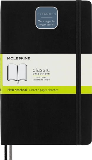 Notes Moleskine Classic L (13x21cm) gładki, miękka oprawa, czarny 400 stron Moleskine