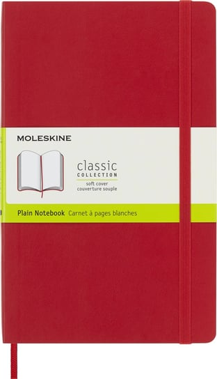 Notes Moleskine Classic L (13x21cm) gładki, miękka oprawa, czerwony Moleskine