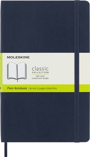 Notes Moleskine Classic L (13x21cm) gładki, miękka oprawa, granatowy Moleskine