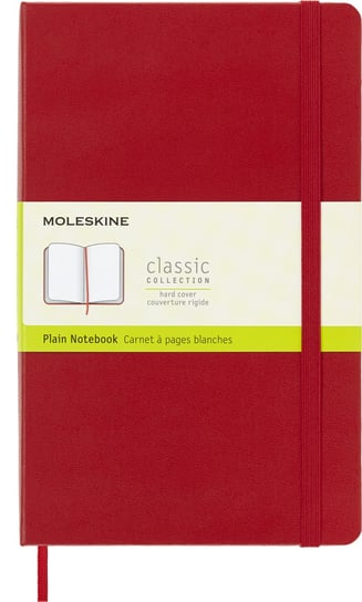 Notes Moleskine Classic L (13x21cm) gładki, twarda oprawa, czerwony Moleskine