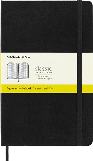 Notes Moleskine Classic L (13x21cm) w kratkę, twarda oprawa, czarny Moleskine