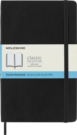Notes Moleskine Classic L (13x21cm) w kropki, miękka oprawa, czarny Moleskine