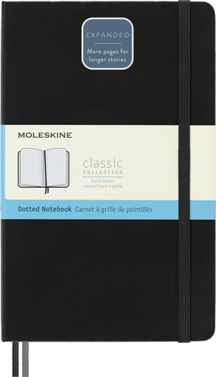 Notes Moleskine Classic L (13x21cm) w kropki, twarda oprawa, czarny 400 stron Moleskine
