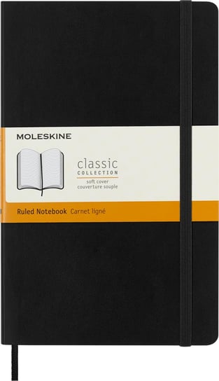 Notes Moleskine Classic L (13x21cm) w linie, miękka oprawa, czarny Moleskine