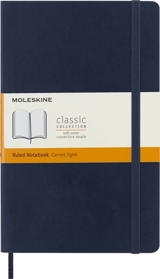 Notes Moleskine Classic L (13x21cm) w linie, miękka oprawa, granatowy Moleskine