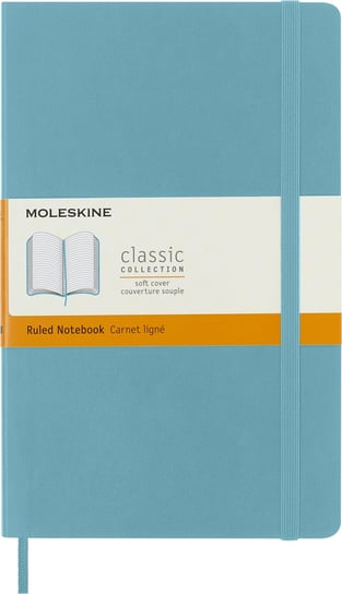 Notes Moleskine Classic L (13x21cm) w linie, miękka oprawa, niebieski Moleskine