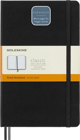 Notes Moleskine Classic L (13x21cm) w linie, twarda oprawa, czarny 400 stron Moleskine