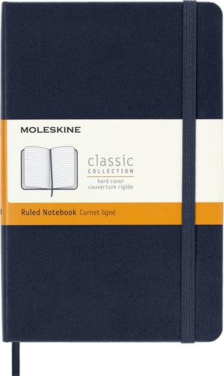 Notes Moleskine Classic L (13x21cm) w linie, twarda oprawa, granatowy Moleskine