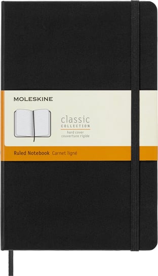Notes Moleskine Classic L w linie, twarda oprawa, czarny, format A5 Moleskine