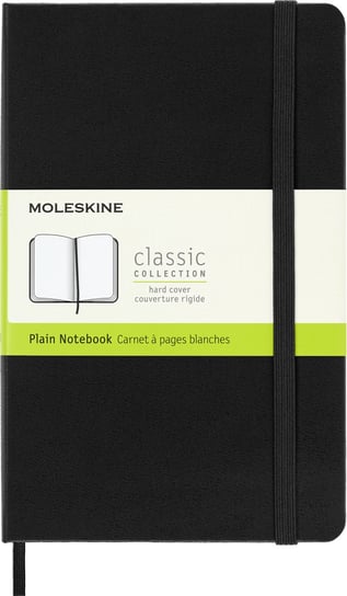 Notes Moleskine Classic M (11,5x18 cm) gładki, twarda oprawa, czarny, 208 stron Moleskine
