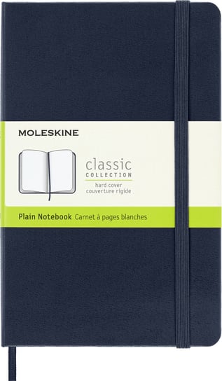 Notes Moleskine Classic M (11,5x18 cm) gładki, twarda oprawa, granatowy, 208 stron Moleskine
