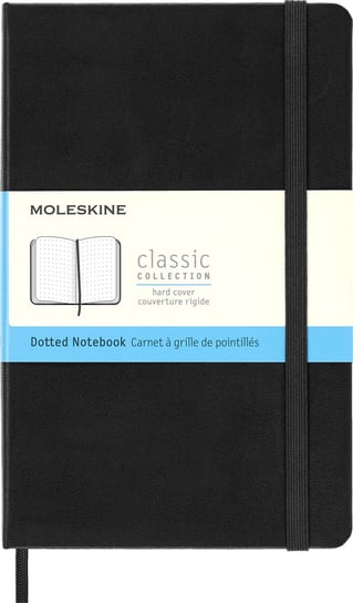 Notes Moleskine Classic M (11,5x18 cm) w kropki, twarda oprawa, czarny, 208 stron Moleskine