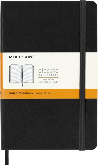 Notes Moleskine Classic M (11,5x18 cm) w linie, twarda oprawa, czarny, 208 stron Moleskine
