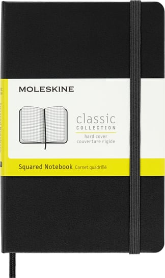 Notes Moleskine Classic P (9x14cm) w kratkę, twarda oprawa, czarny Moleskine