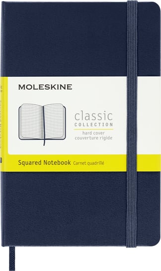 Notes Moleskine Classic P (9x14cm) w kratkę, twarda oprawa, granatowy Moleskine