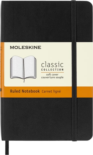 Notes Moleskine Classic P (9x14cm) w linie, miękka oprawa, czarny Moleskine