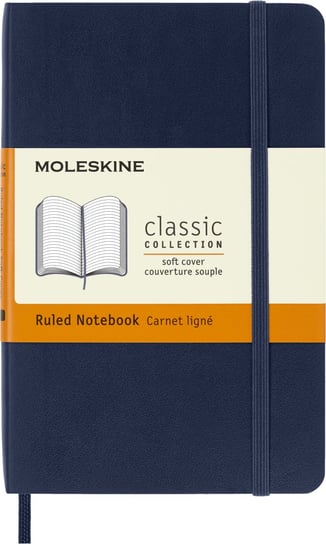 Notes Moleskine Classic P (9x14cm) w linie, miękka oprawa, granatowy Moleskine