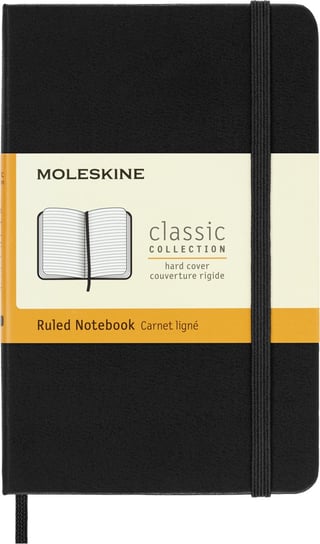 Notes Moleskine Classic P (9x14cm) w linie, twarda oprawa, czarny Moleskine