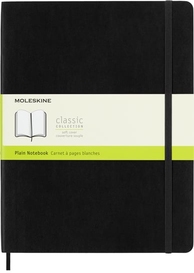 Notes Moleskine Classic XL (19x25cm) gładki, miękka oprawa, czarny Moleskine