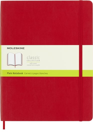 Notes Moleskine Classic XL (19x25cm) gładki, miękka oprawa, czerwony Moleskine