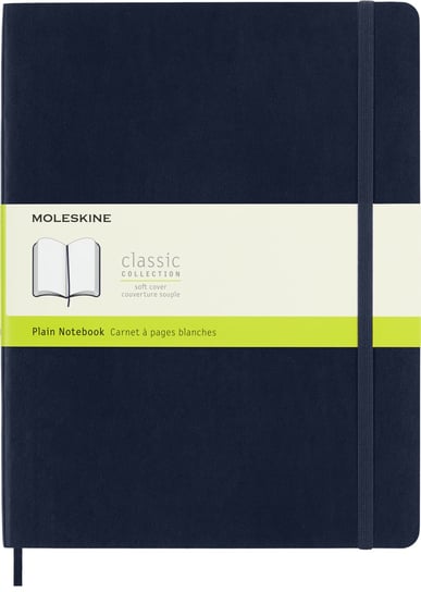 Notes Moleskine Classic XL (19x25cm) gładki, miękka oprawa, granatowy Moleskine
