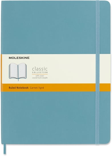 Notes Moleskine Classic XL (19x25cm) w linie, miękka oprawa, niebieski Moleskine