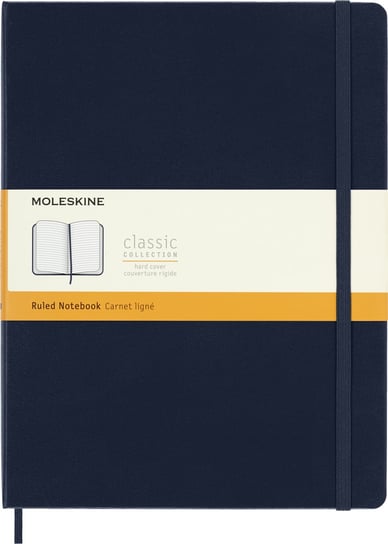 Notes Moleskine Classic XL (19x25cm) w linie, twarda oprawa, granatowy Moleskine