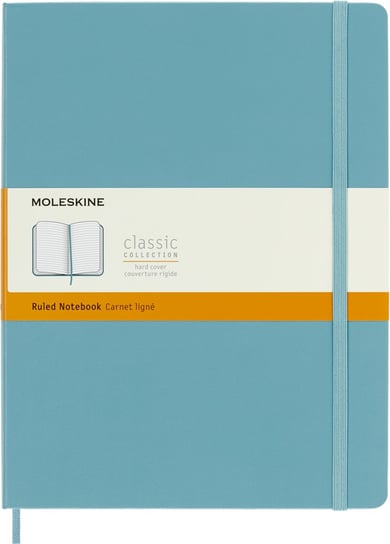 Notes Moleskine Classic XL (19x25cm) w linie, twarda oprawa, niebieski Moleskine