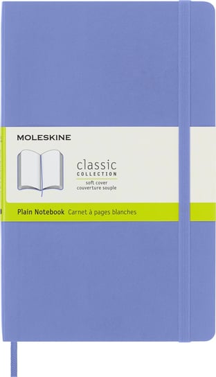 Notes Moleskine L (13x21cm) gładki, miękka oprawa, Hydrangea Blue Moleskine