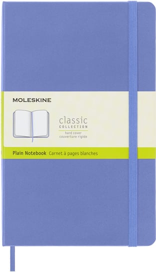 Notes Moleskine L (13x21cm) gładki, twarda oprawa, Hydrangea Blue, 240 stron Moleskine