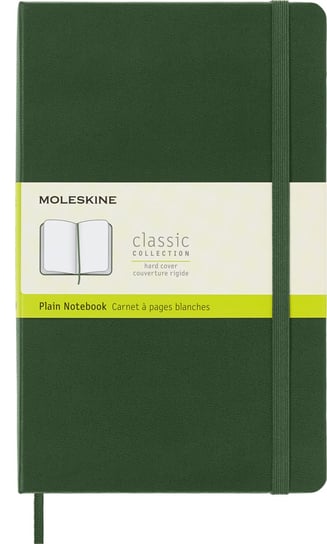 Notes Moleskine L (13x21cm) gładki, twarda oprawa, zielony Moleskine