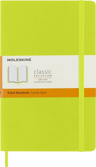 Notes Moleskine L (13x21cm) w linie, miękka oprawa, Lemon Green, 240 stron Moleskine