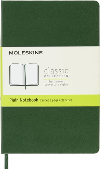 Notes Moleskine P (9x14cm) gładki, twarda oprawa, zielony Moleskine