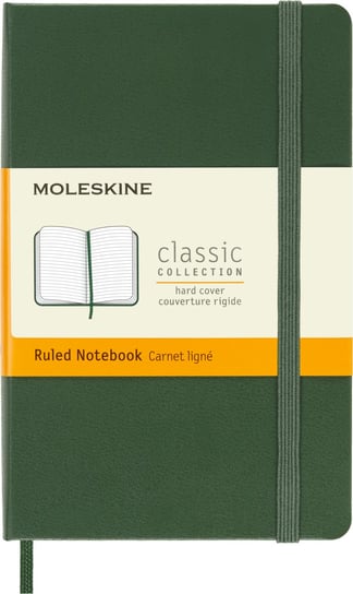 Notes Moleskine P (9x14cm) w linie, twarda oprawa, myrtle green, 192 strony Moleskine
